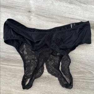 Victoria Secret Elegant Black Lace Women's Panties
